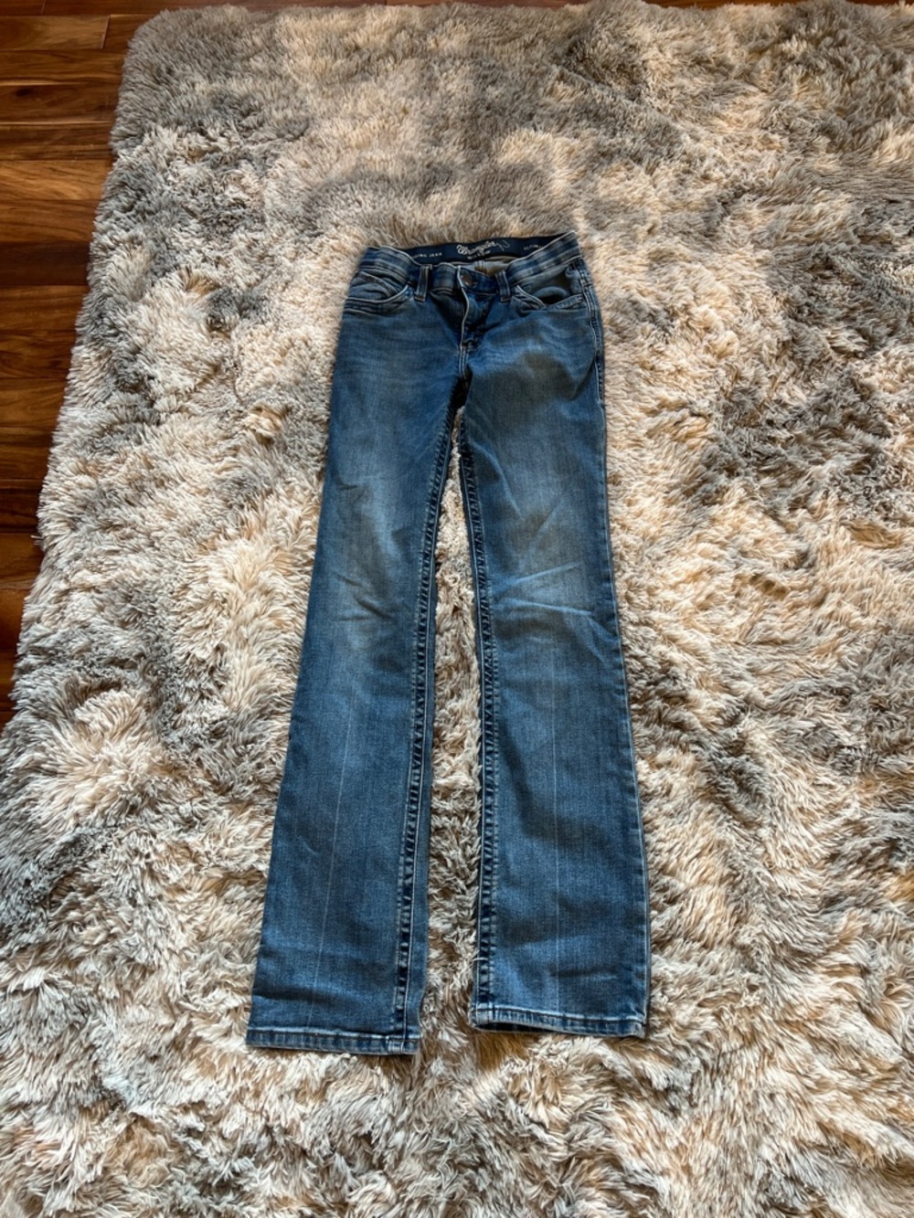 Wrangler Women's Dark Blue Flared Jeans
